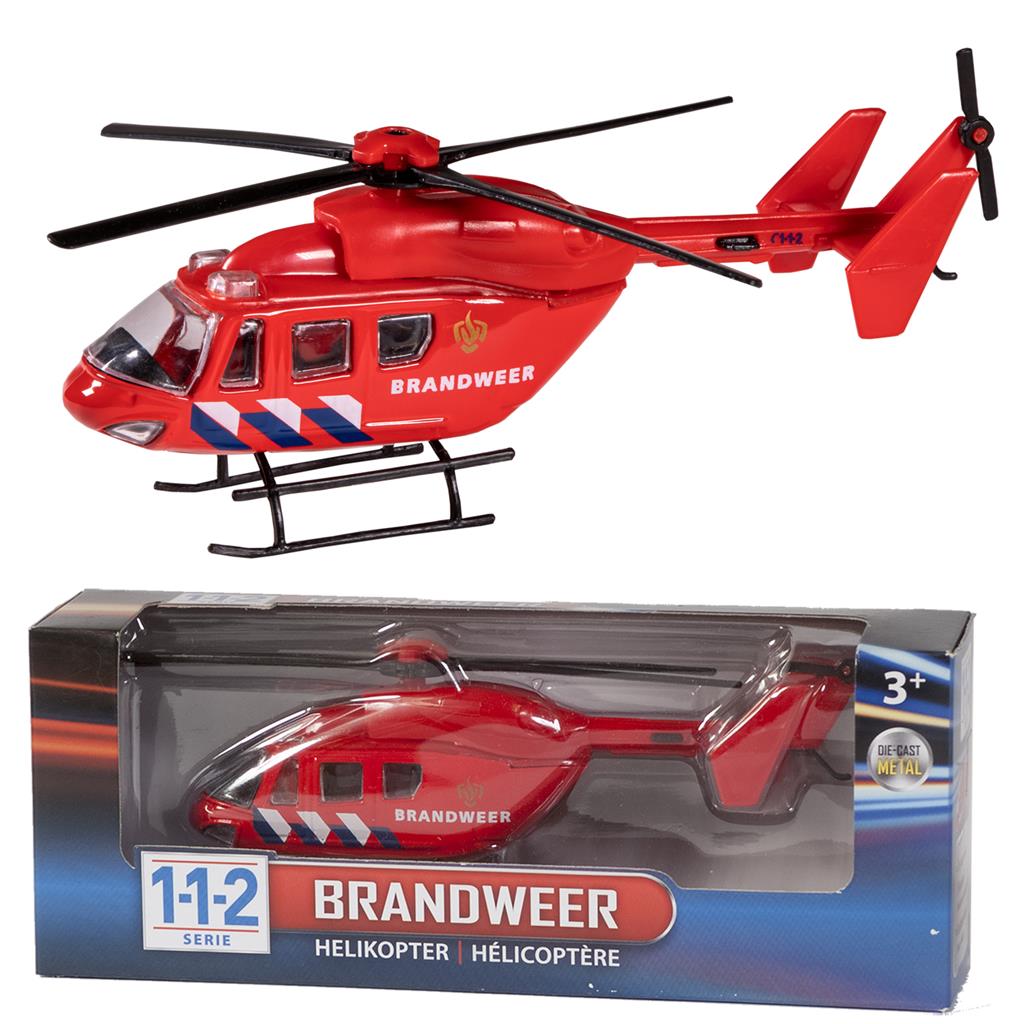 BSD Groß Feuerwehr Helikopter mit Rettung Zubehör Soundeffekte 