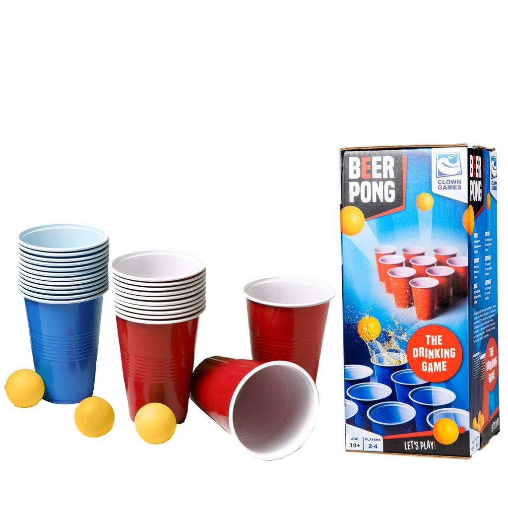 Clown Games Beer Pong 20 gobelets 6 balle