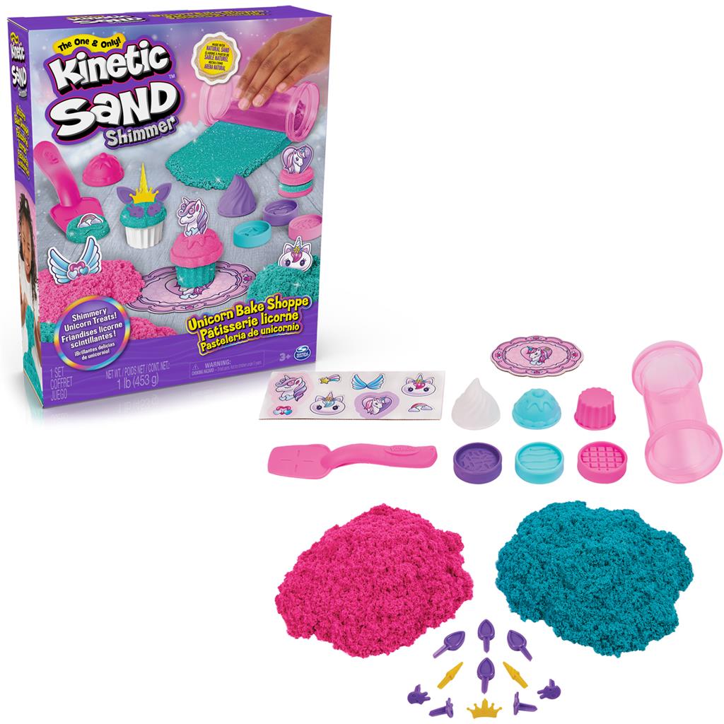 Kinetic Sand Unicorn bake shop kit