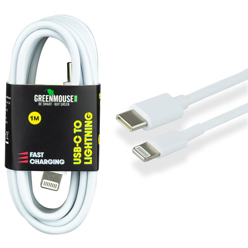 Greenmouse USB-C - Lightning Data Cable 1m