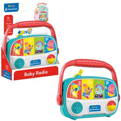 Clementoni Babyspielzeug Set erstes Radio und Mikrofon Musik Baby Spielzeug Set 
